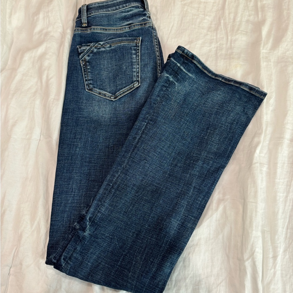 Buckle black dark wash fit 35 boot cut jeans. 27x34 - Picture 3 of 7